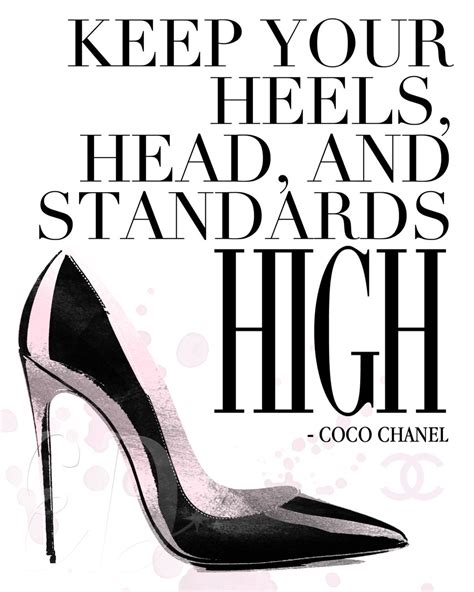 coco chanel phrases|coco chanel quotes high heels.